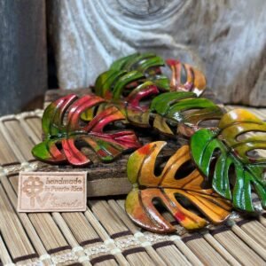 Aretes de hoja Monstera selección de la diseñadora